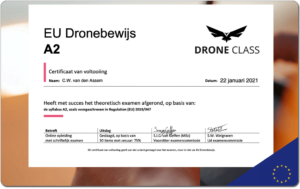 Certificaat EU Dronebewijs A2